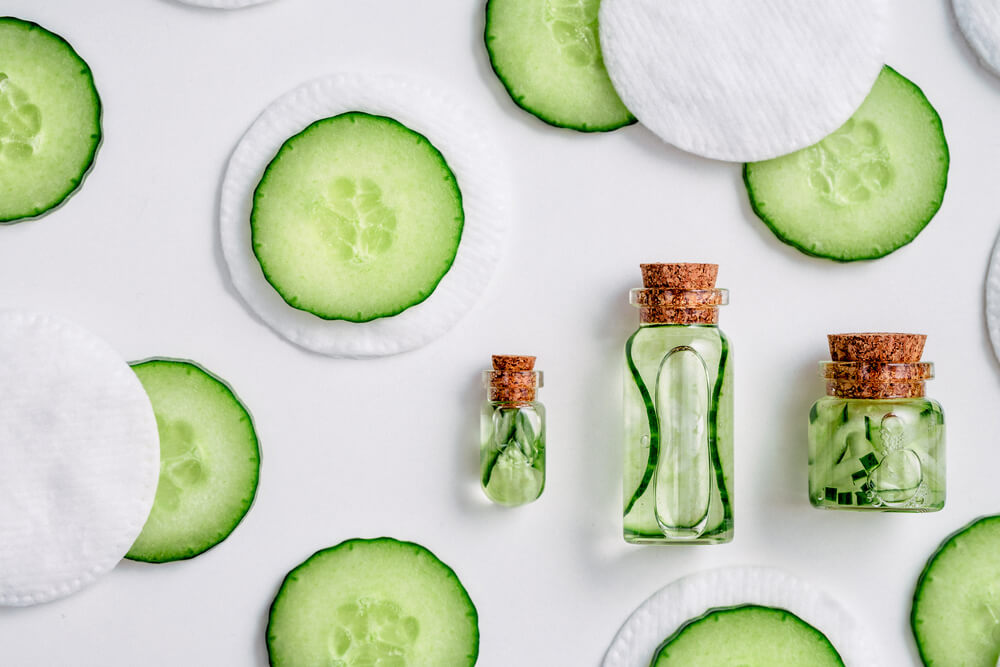 Cucumber slices