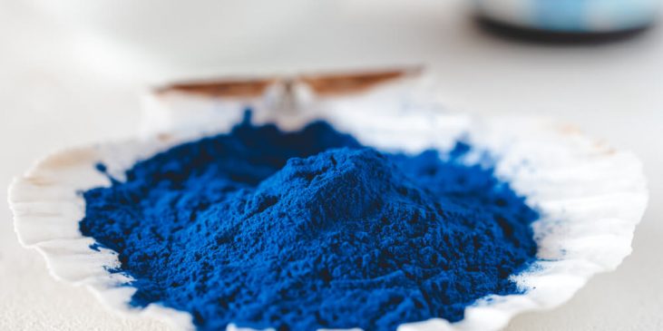 Blue algae powder