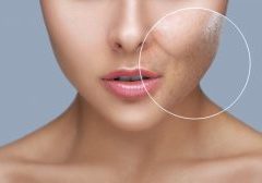 close up woman's face