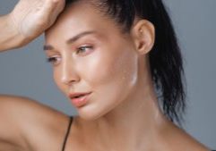 woman sweating