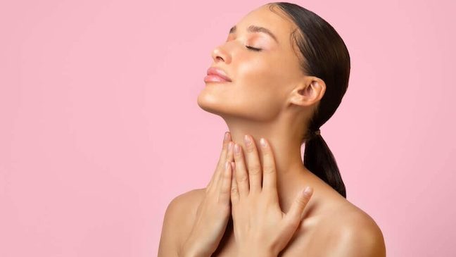 woman skincare